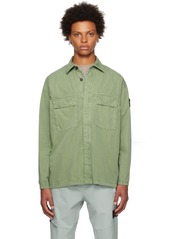 Stone Island Green Old Treatment Shirt