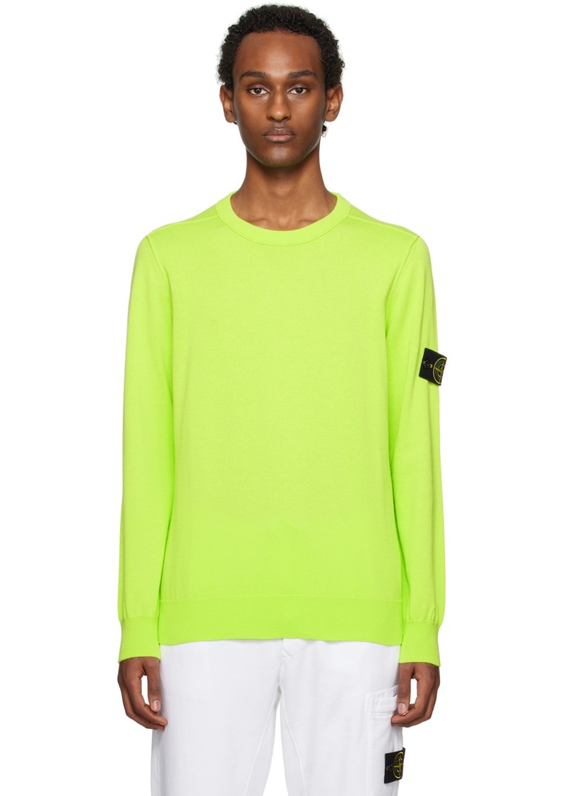 Stone Island Green Patch Sweater