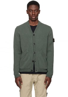 Stone Island Khaki Patch Cardigan