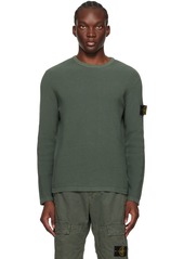 Stone Island Khaki Patch Sweater