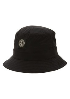 Stone Island Logo Patch Bucket Hat