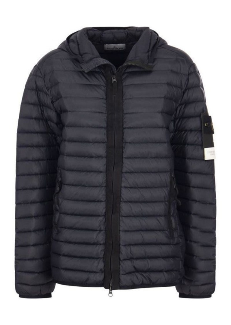 STONE ISLAND PACKABLE - Lightweight down jacket with hood