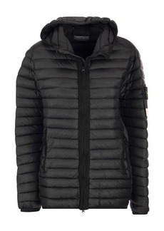 STONE ISLAND PACKABLE - Lightweight down jacket with hood