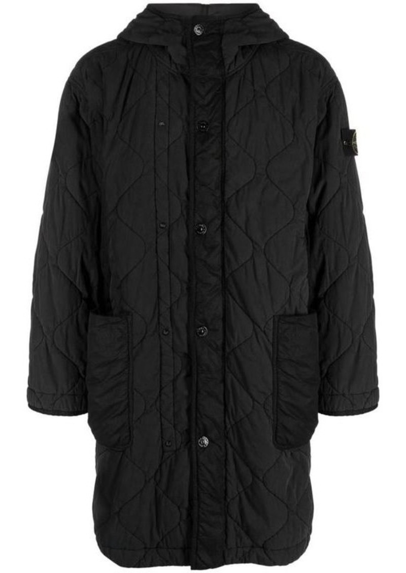 STONE ISLAND PADDED HOODED PARKA 50 FILI QUILTED-TC