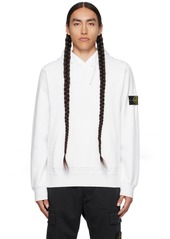 Stone Island White Patch Hoodie