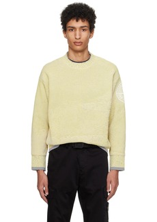 Stone Island Yellow Mock Neck Sweater