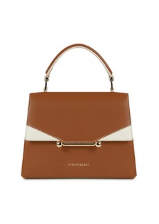 Strathberry Mini Trinity Tri-Color Leather Top Handle Bag