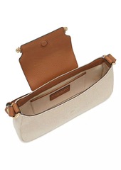 Strathberry Omni Canvas & Leather Top Handle Bag