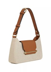 Strathberry Omni Canvas & Leather Top Handle Bag
