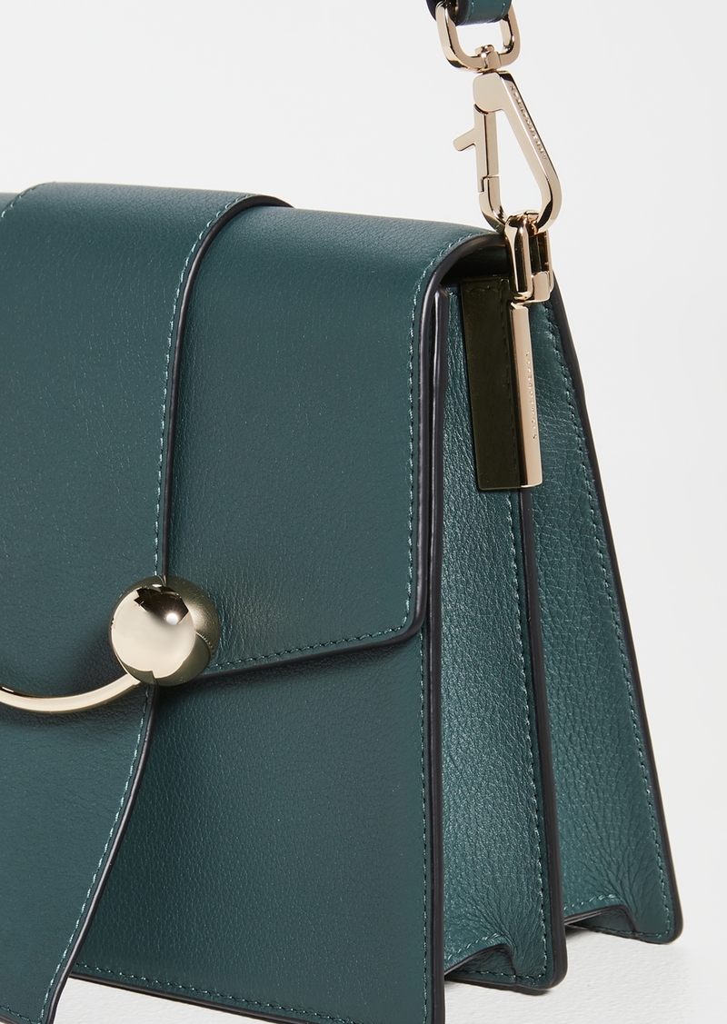 Strathberry - Ace Mini - Crossbody Leather Mini Handbag - Green