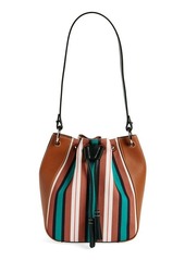 Strathberry x Collagerie Bolo Canvas & Leather Bucket Bag