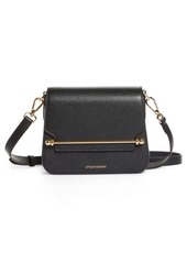 Strathberry Mini Ace Leather Crossbody Bag in Black at Nordstrom
