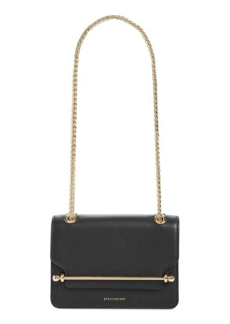 Strathberry Mini East/West Leather Crossbody Bag