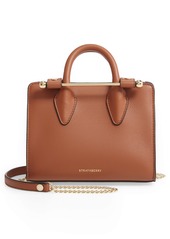 Strathberry Nano Leather Tote in Chestnut at Nordstrom