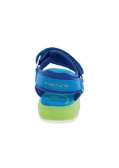 Stride Rite 360 Little Boys Kitt Dual Adjusting Buckle And Strap For A Wider Fit Shoe - Blue