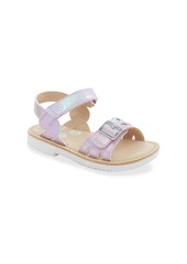 Stride Rite 360 Little Girls Colette Dual Adjusting Buckle And Strap For A Wider Fit Shoe - Iridescent