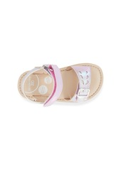 Stride Rite 360 Little Girls Colette Dual Adjusting Buckle And Strap For A Wider Fit Shoe - Iridescent