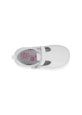 Stride Rite 360 Little Girls Rena Removable Sock Insole For A Wider Fit Shoe - White