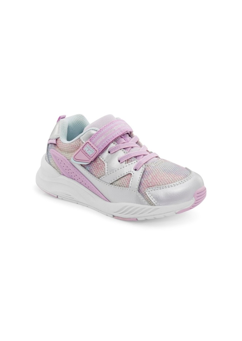 Stride Rite Little Girls Made2Play Journey 2 Textile Sneakers - Rainbow