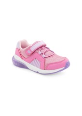 Stride Rite Little Girls Made2Play Lumi Bounce Machine Washable Sneakers - Pink