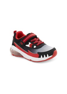 Stride Rite Toddler Boys Made2Play Jaws Lighted Sneakers - Black, Red