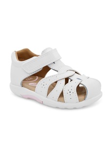 Stride Rite Toddler Girls SRTech Xena Leather Sandals - White
