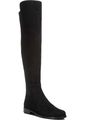 Stuart Weitzman 5050 Womens Stretch Stacked Heel Over-The-Knee Boots