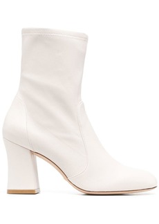 Stuart Weitzman 90mm leather ankle boots