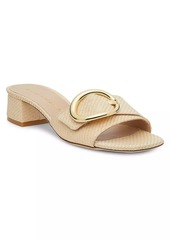 Stuart Weitzman Benni 35MM Raffia Sandals