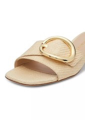 Stuart Weitzman Benni 35MM Raffia Sandals