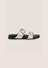 Stuart Weitzman Blingring Buckle Sport Slide The SW Outlet