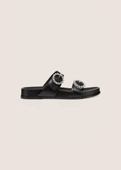 Stuart Weitzman Blingring Buckle Sport Slide The SW Outlet