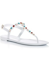 Stuart Weitzman Charm Womens T-Strap Slingback Jelly Sandals