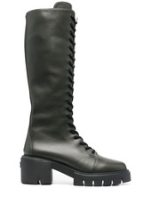 Stuart Weitzman chunky lace-up boots