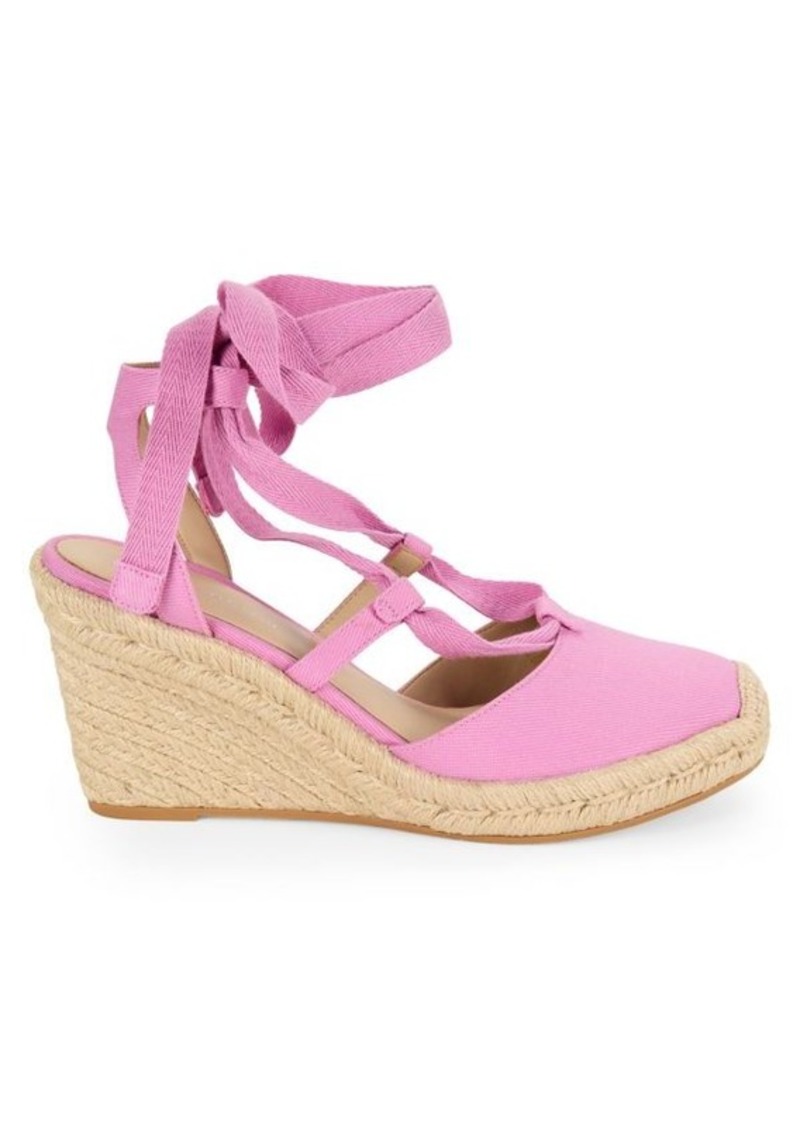 Stuart Weitzman Espadrille Wedge Pumps