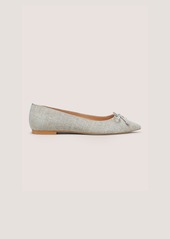 Stuart Weitzman Gabby Bow Pointed Flat The SW Outlet