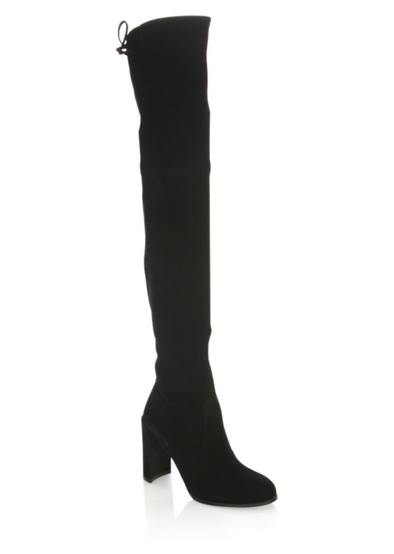Hiline Suede Over-The-Knee Boots