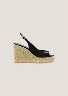 Stuart Weitzman Island Peep-Toe Espadrille Wedge The SW Outlet