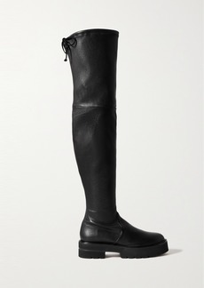 Stuart Weitzman Lowland Ultralift Stretch-leather Over-the-knee Boots