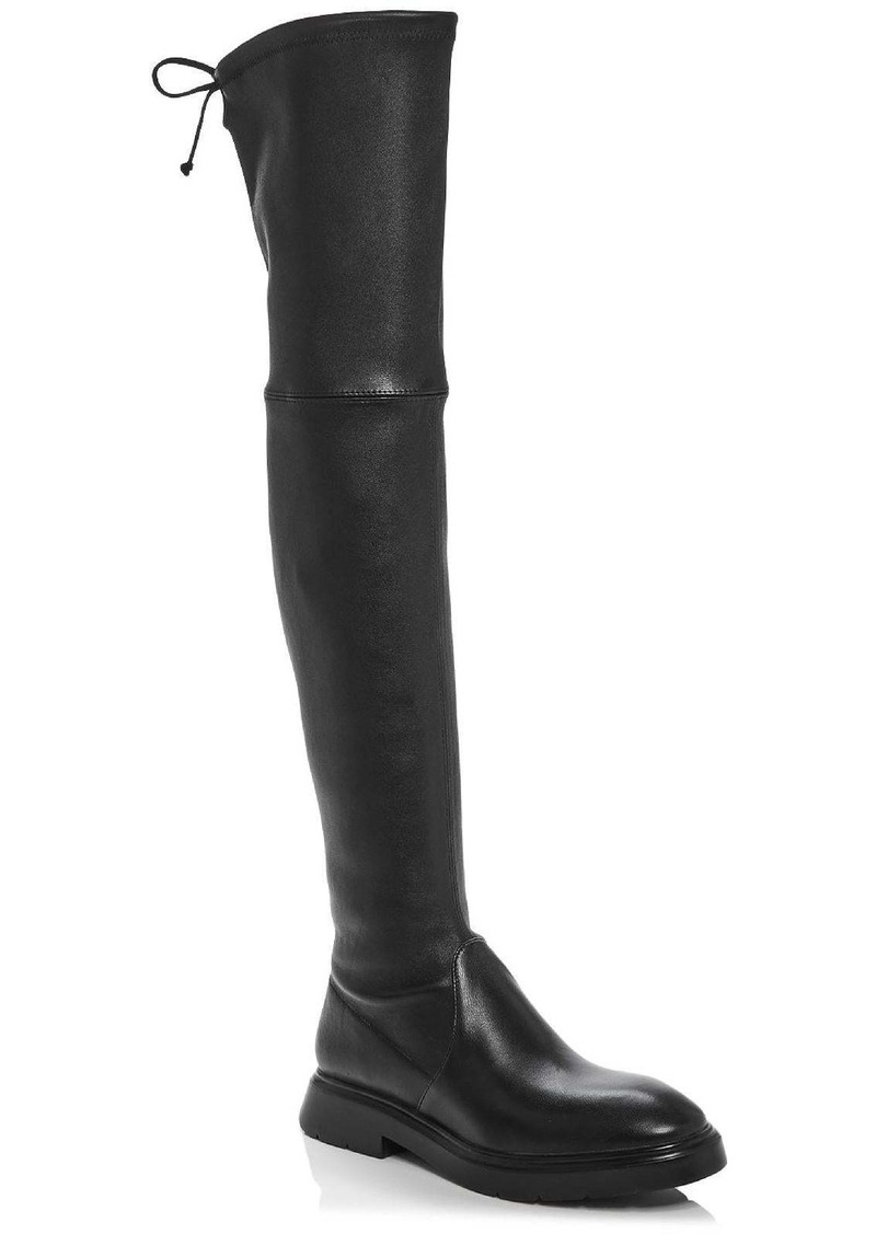 Stuart Weitzman Mckenzee OTK Womens Leather Tall Over-The-Knee Boots