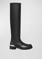 Stuart Weitzman Mercer Bold Leather Knee Boots