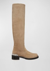 Stuart Weitzman Mercer Bold Suede Knee Boots