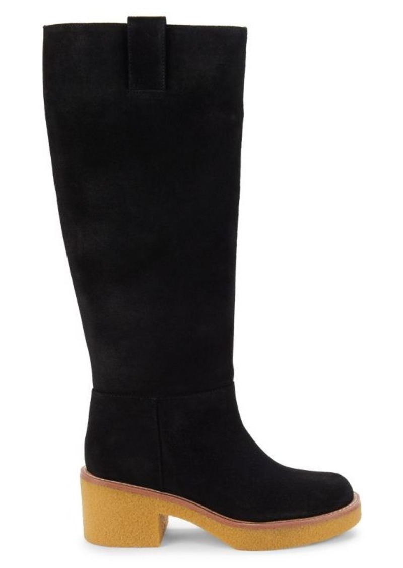 Stuart Weitzman Montana Slouch Suede Knee Boots