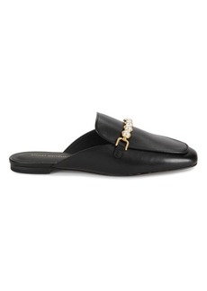 Stuart Weitzman Perla Leather Flat Mules