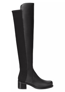 Stuart Weitzman Reserve Bold Leather Over-The-Knee Boots