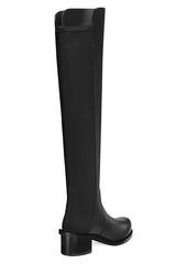 Stuart Weitzman Reserve Bold Leather Over-The-Knee Boots