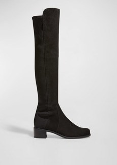 Stuart Weitzman Reserve Stretch Suede Over-The-Knee Boots