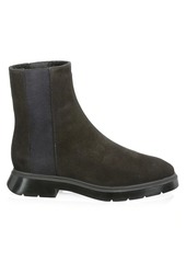 Stuart Weitzman Romy Shearling-Lined Leather Chelsea Boots