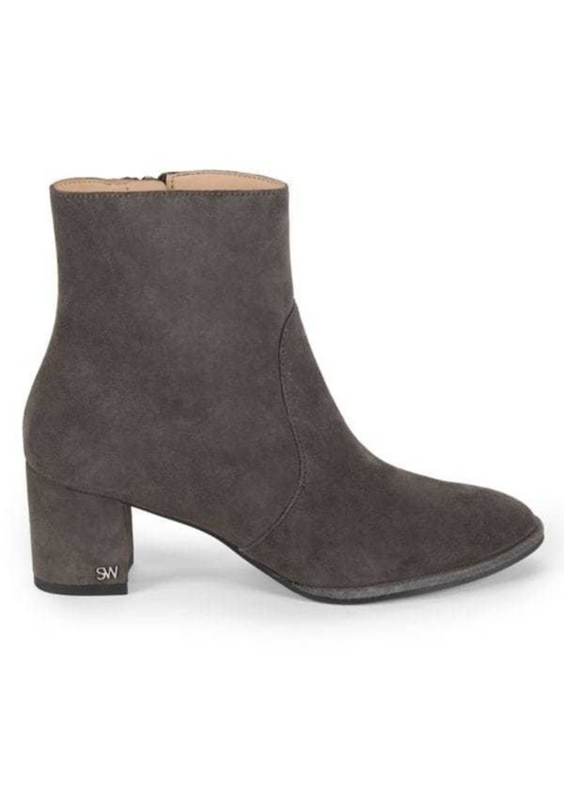 Stuart Weitzman Ryland Suede Block Ankle Boots