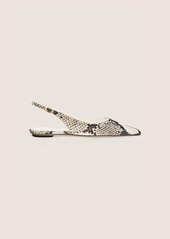 Stuart Weitzman Stuart Sleek Slingback Flat The SW Outlet